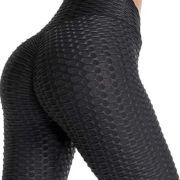 💥$11- Cellulite Reducing Yoga Pants black leggings - Picture 2 of 4